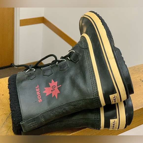 Men’s 10 2010 Vtg Sorel Waterproof Canadian Olympics Limited Edition Boots Rare - Picture 8 of 16